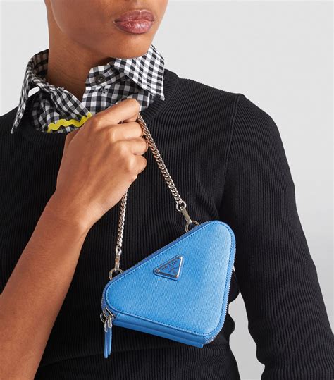 prada cahier saffiano mini cross-body bag|Prada mini triangle crossbody bag.